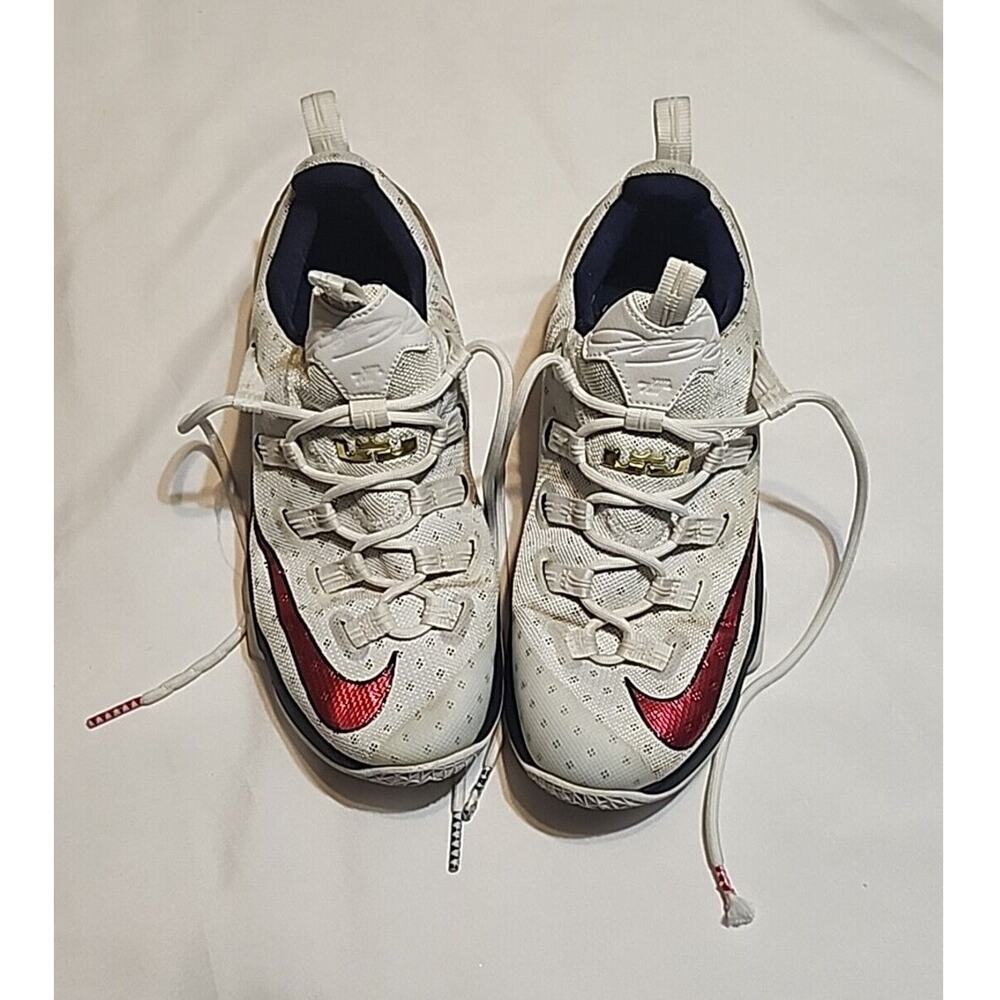Nike Lebron James XIII Basketball Shoes Men 10 - 2016 Low Olympic 831925-164 M43